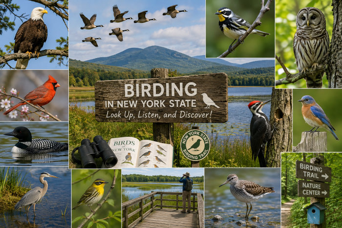 048 Birding in New York State: Look Up, Listen, and Discover